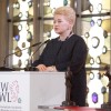  Dankesworte der litauischen Präsidentin Dalia Grybauskaite 